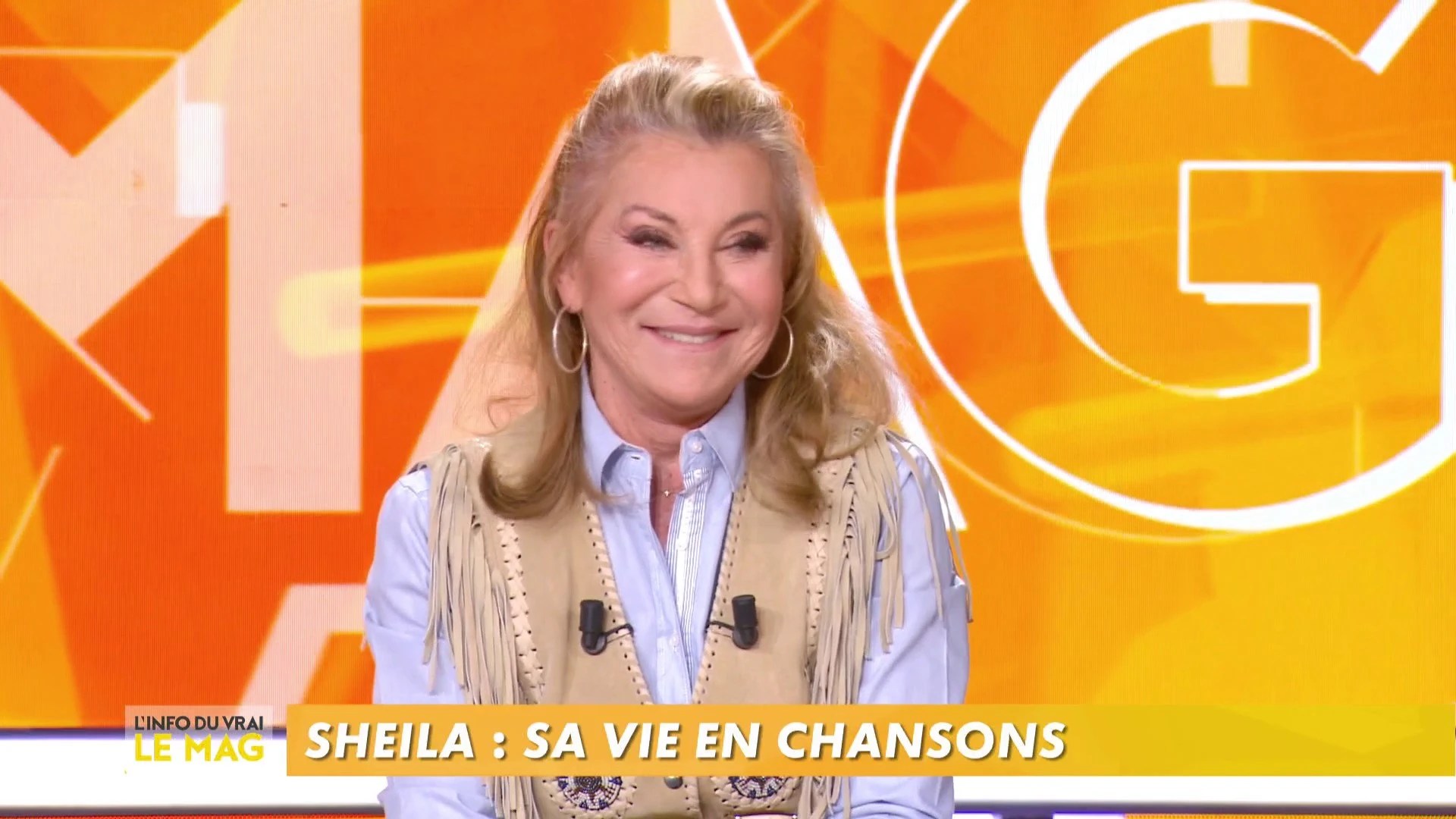 Sheila présente son nouvel album "Venue d'ailleurs" en streaming direct